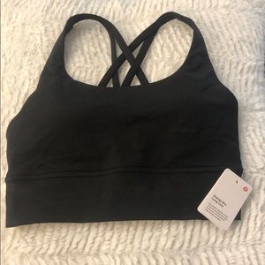 lululemon sports bra- black NEVER WORN